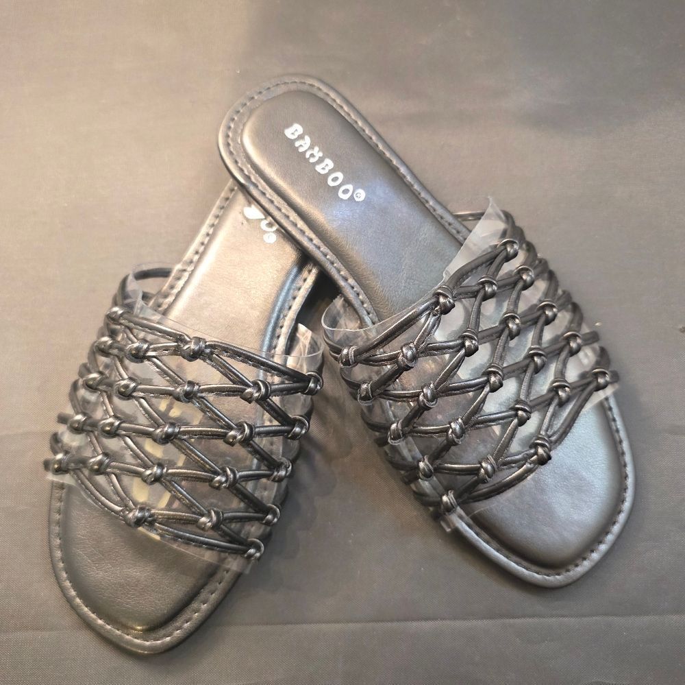 BRAND NEW BAMBOO SLIP ON WOMENS FLAT SANDAL